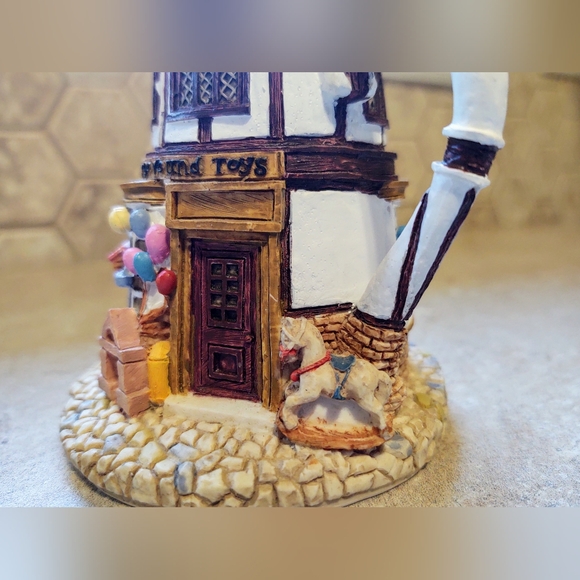 Vtg Hometown Teapot Cottages Merry Go Round Shop - Picture 9 of 13